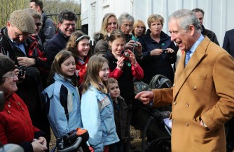 HRH Prince Charles Visiting Anglesey Abbey on 14-3-11