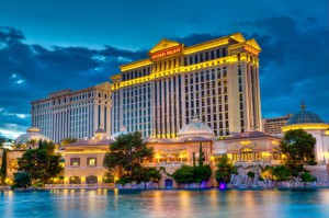 Hospitality News: LAS VEGAS - MAY 31: Caesars Palace resort facade on May 31, 2009 in Las Vegas. Caesars Palace is a luxury hotel and casino containing 3,348 rooms, located on the famous Las Vegas Strip