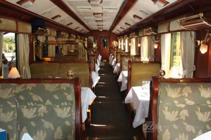 Hospitality News: Train Interior, Hiram Bingham Orient Express, Cusco to Machu Picchu, Peru