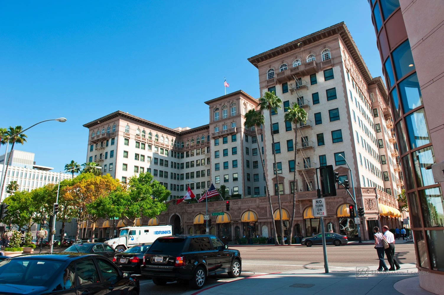 Los Angeles, USA - April 14: The Beverly Wilshire Hotel on April 14, 2011 in Los Angeles, California, USA. The Beverly Wilshire was one of the filming locations for the movie "Pretty Woman" (1990)