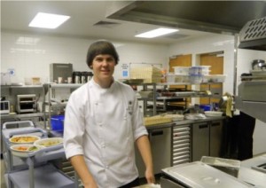 Michael in the kitchen