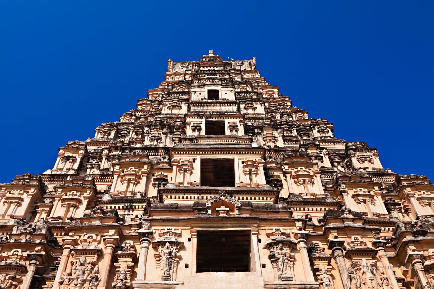 Main gopuram of Virupaksha temple, Hampi, India