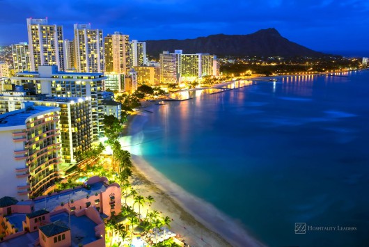 Waikiki beach in Honolulu, Hawaii