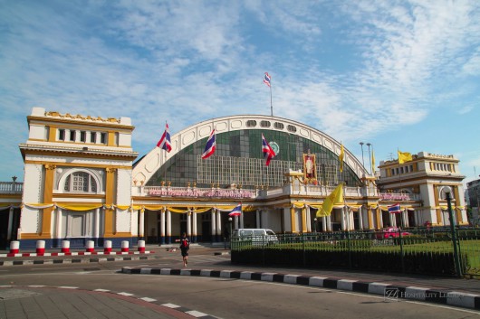 Train station in bangkok Thailand