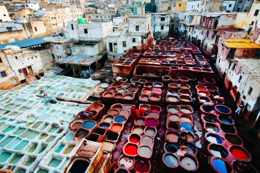 Fes Tanneries, Morocco, Africa