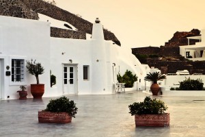 Hospitality News: Santorini summer resort at the cyclades islands in aegean sea of Greece