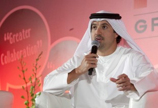 DTCM director general Helal Saeed Almarri speaking at the Hotelier Middle East Great GM Debate 2013 last month.