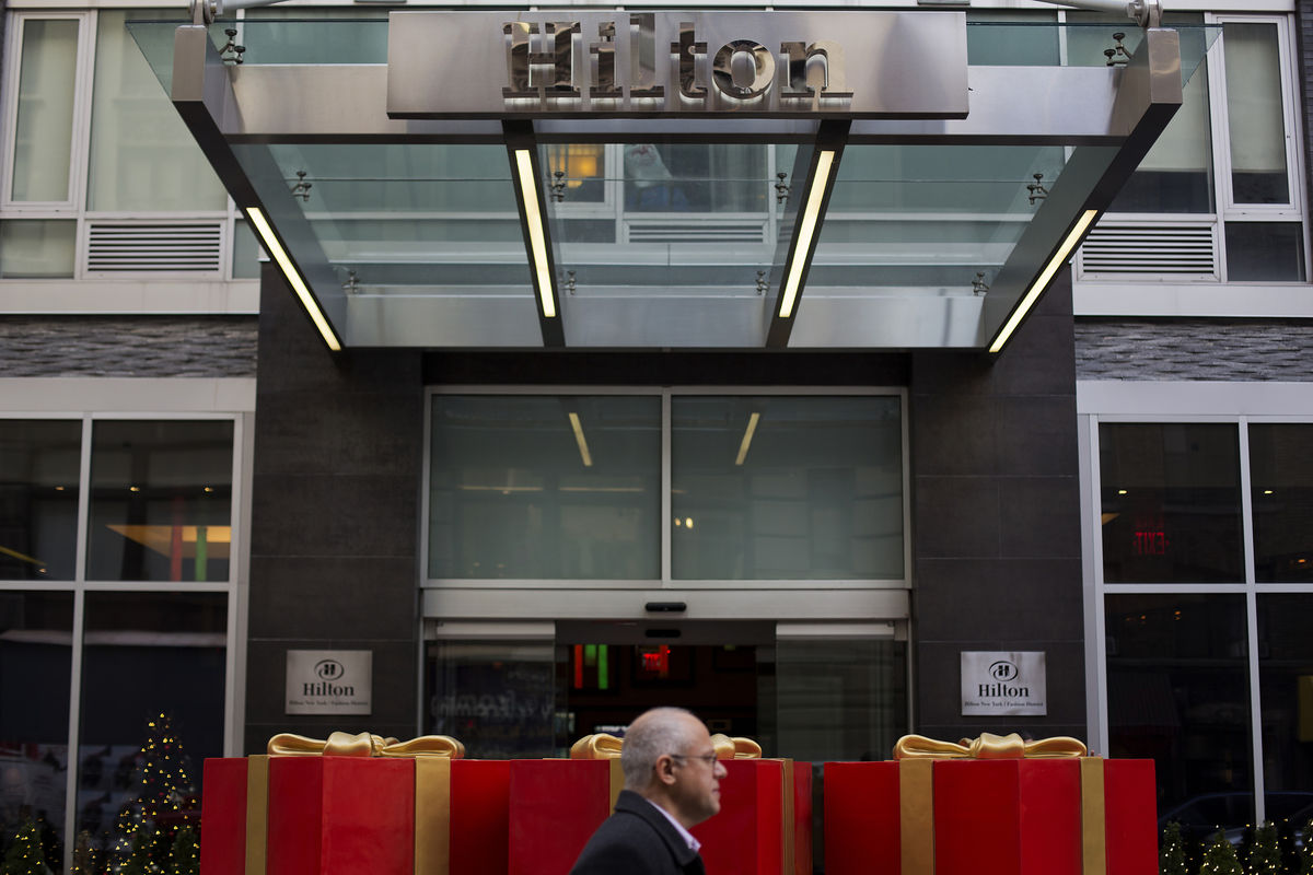 Hilton, Photographer: Victor J. Blue:Bloomberg