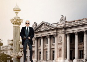 Hospitality News: 'Artist's impression' of Karl Lagerfeld outside the Parisian landmark