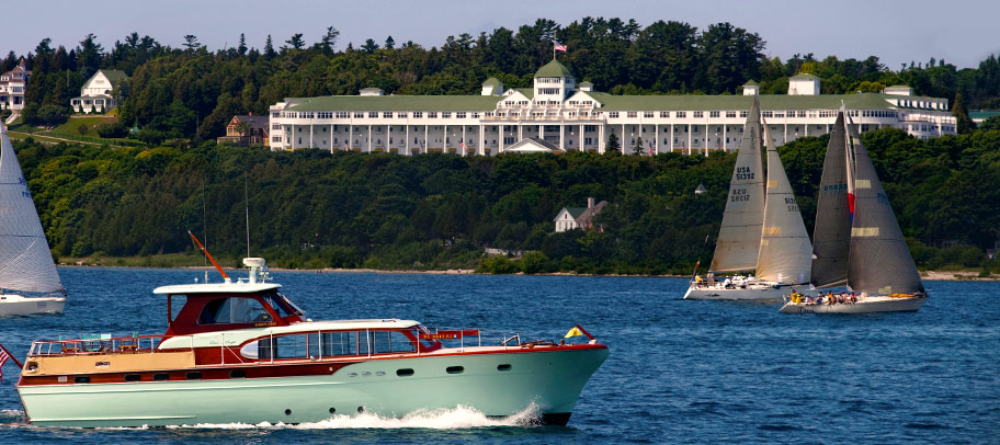 The Grand Hotel on Mackinac Island, Michigan