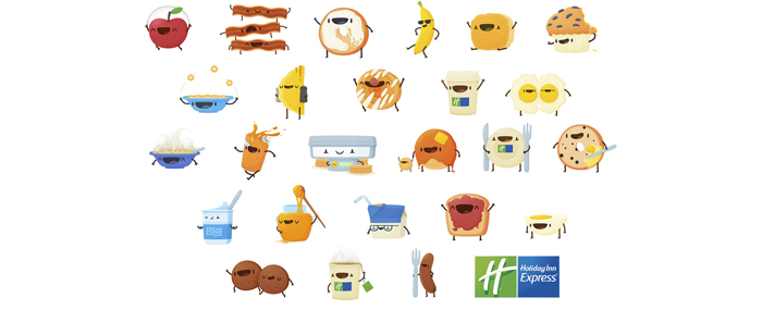 InterCon breakfast emojis