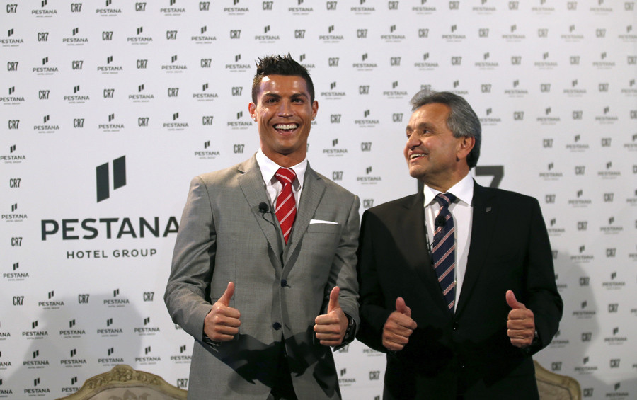 Cristiano Ronaldo and Portuguese hotel group Pestana