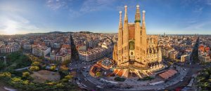 BarcelBarcelona 360 degree panorama viewona 360 degree panorama view