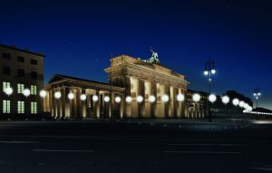 Berlin - Brandenburg Gate by night