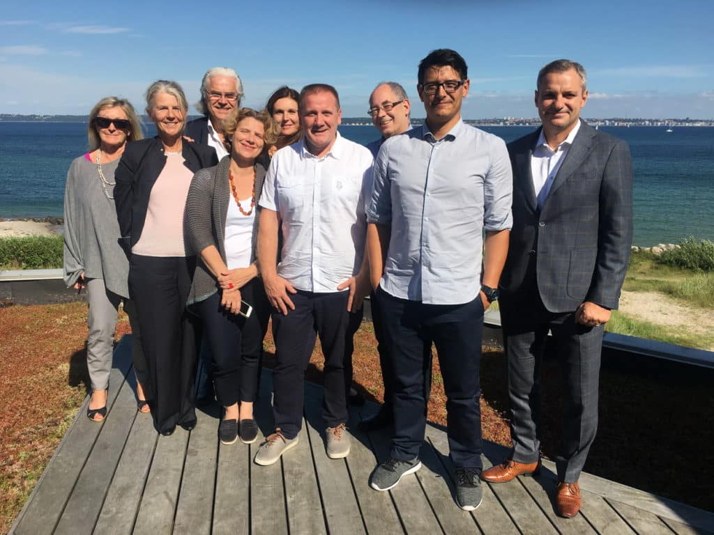 Global Alliance of Private Hotels: (von links nach rechts): Leena Höbinger, Petit Hotel; Susanne Weiss, Ringhotels; Per Olof Höbinger, Petit Hotel; Christina Neumeister-Böck, Naturidyll Hotels; Helle Skou Nørby, Small Danish Hotels; Jacques Barthélémy, Hôtels de Charme et de Caractère; Bernd Kanzow, Ringhotels; Julien Valat, Hôtels de Charme et de Caractère; Jørgen Christensen, Small Danish Hotels (Foto: Ringhotels)